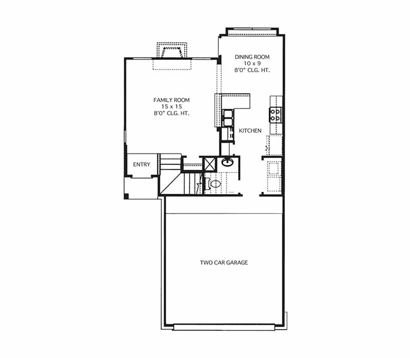 The Hamilton Floor Plan - First Floor